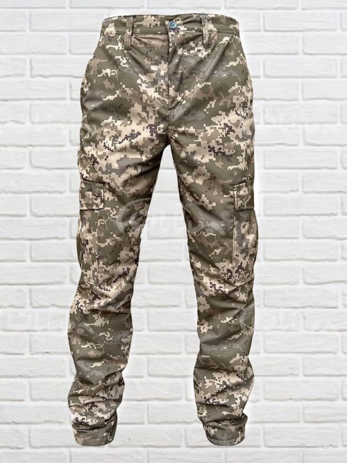 Зимові штани водозахисні (піксель)