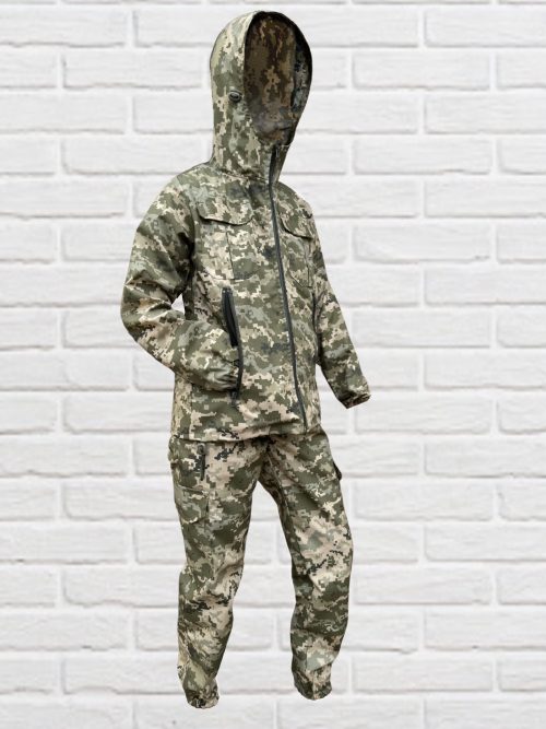 Дитячий камуфляжний костюм (піксель)