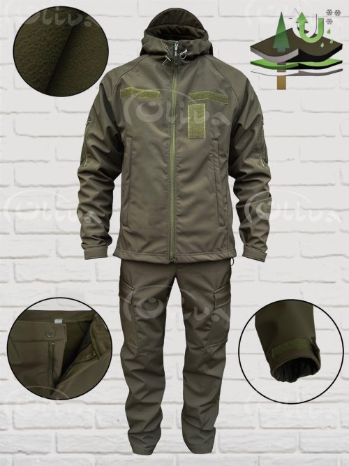 Костюм Софтшелл (демісезонний) - хакі
